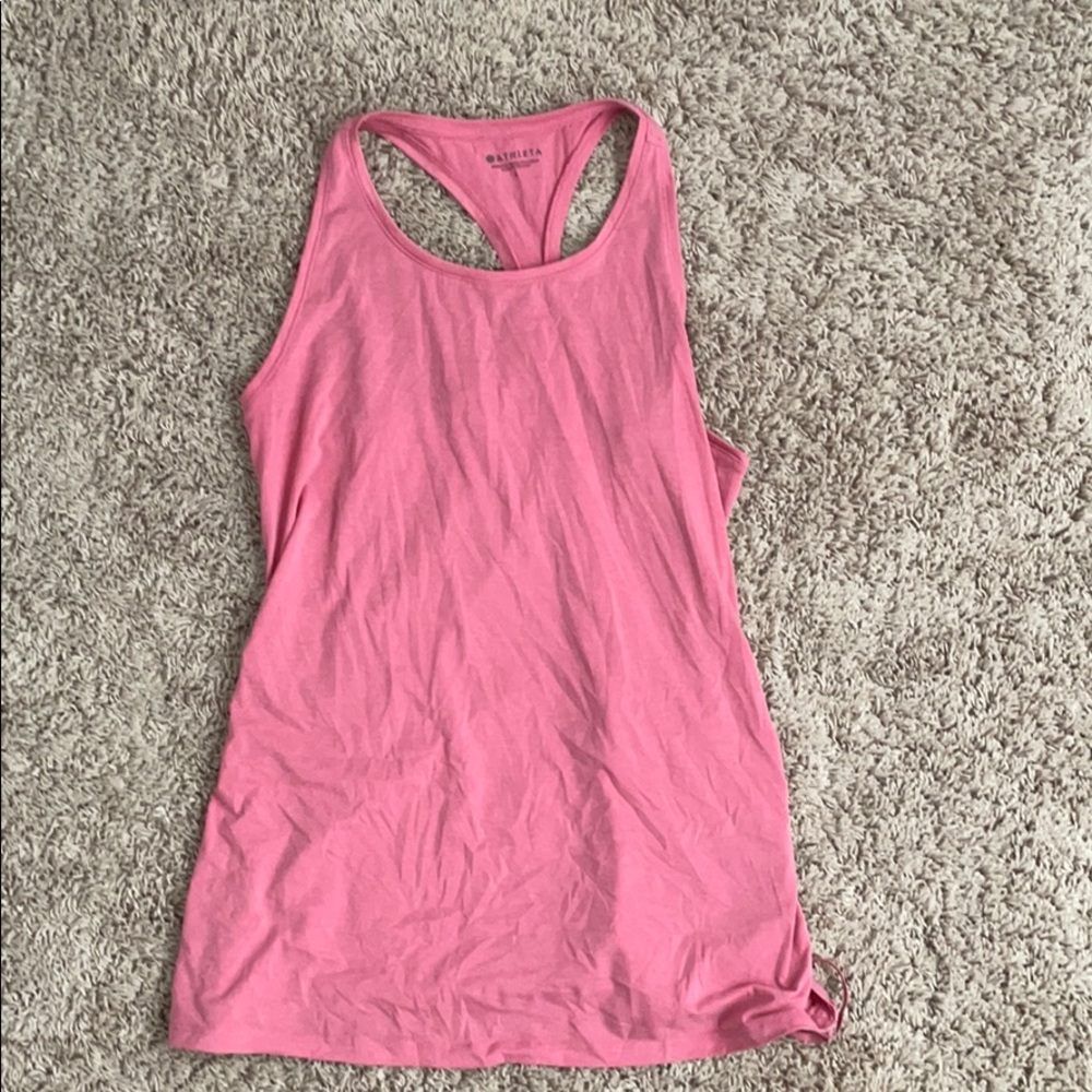 Pink athleta tank top